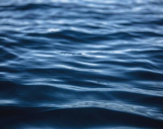 A beautiful shot of a body of water with sea waves - great for a cool background or wallpaper